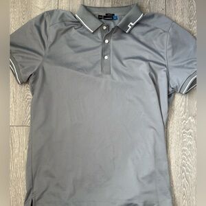 J.Lindeberg Classic Gray Golf Polo Shirt